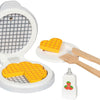 Goki houten wafelijzer met accesoires, 9dlg.
