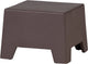 Woood zina bijzettafel laag - cement - bruin - 36x50x50