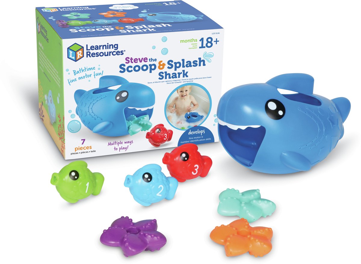 Learning resources steve the scoop splash shark™ - 3+
