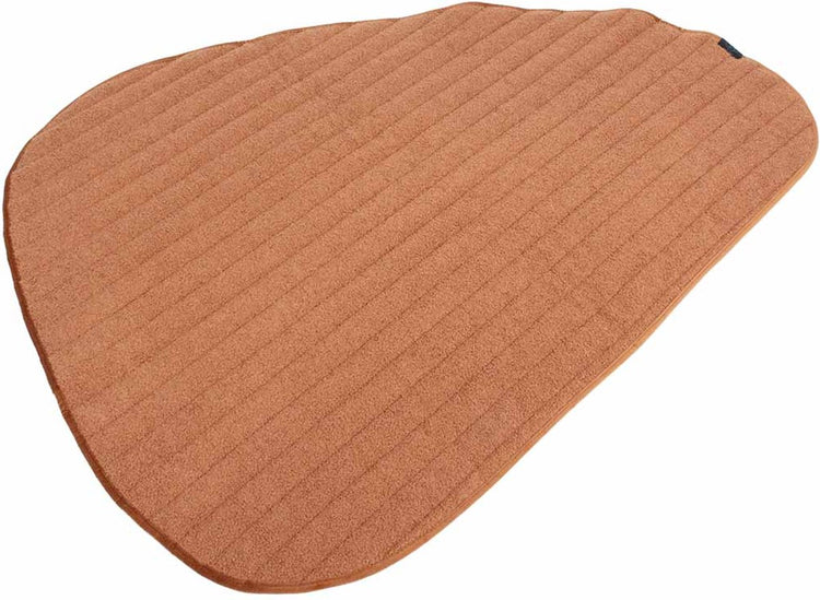 D d home pebble - dubbelzijdige plaid 120x95x2cm oranje