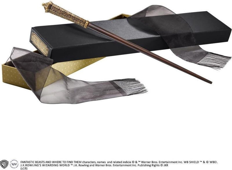 The noble collection noble collection fantastic beasts: the crimes of grindelwald - corvus lestrange's toverstaf toverstok replica