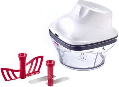 Westmark uien- kruidensnijder dressingmixer, met mes en mixopzetstuk, vulvolume: 250ml, rvs, zilver, 11592260