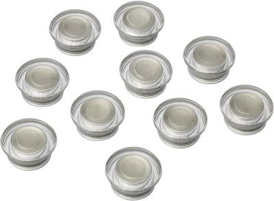 Nobo - glasbordmagneten - 10 stuks - wit