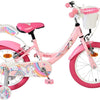 Volare unicorn kinderfiets - meisjes - 16 inch - roze - twee handremmen