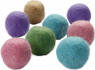 Creativ company wol kralen 20mm pastel 64 stuks