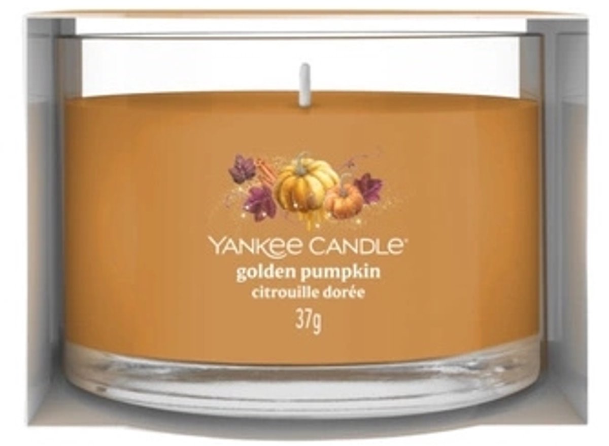 Yankee candle de gouden gouden pompoen pompoen pompoenen 37g - langdug of langdug