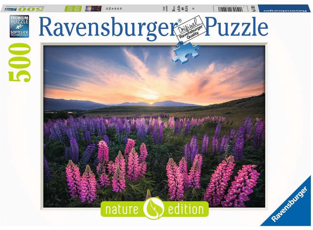 Ravensburger puzzel lupinen - legpuzzel - 500 stukjes