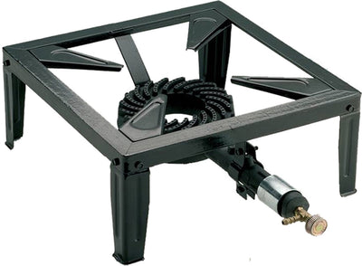 Kemper 1 pit camping gasstel gasbrander wokbrander | 7,5 kw | 37cm | 4 voets
