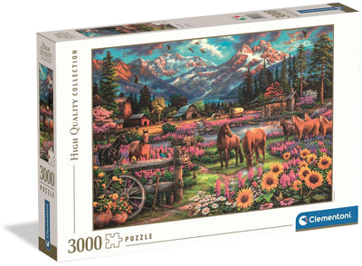 Clementoni legpuzzel vrij om te grazen - 3000st.