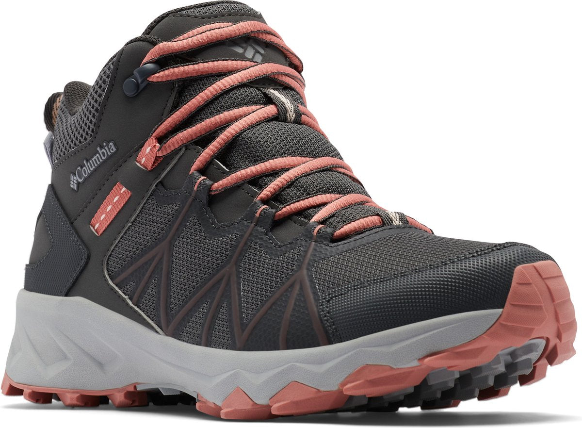 Columbia peakfreak™ ii mid outdry™ women's wandelschoenen - dark grey, dark coral - maat 38