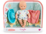 Corolle – mini badset – badpop 20 cm – cape en bootje - afbeelding 1