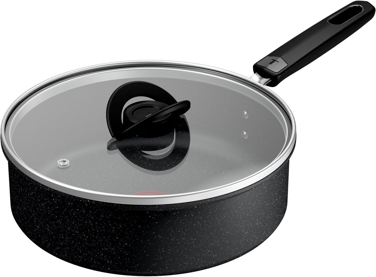 Tefal ultimate - hapjespan - ø24 cm - met deksel - geschikt voor inductie - anti-aanbaklaag - geschikt voor gebruik met metalen spatels