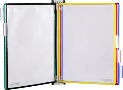 Tarifold zichtpanelensysteem wand metaal a4 5ass