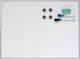 Nobo magnetisch whiteboard met aluminium lijst - 58,5 x 43cm - inclusief markers, magneten en wisser - wit