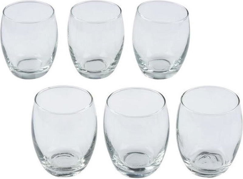 Alpina kitchen home alpina set van 6 heldere tumblerglazen - 350 ml - elegant en veelzijdig design
