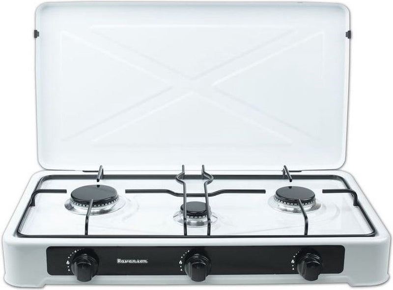 Ravanson k-03tb (wit) 60 cm gaskookplaat 3 zone(s)
