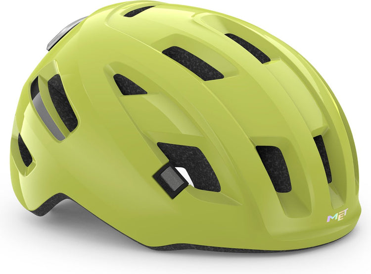 Met e-mob mips fietshelm mannen vrouwen - fietshelm e bike volwassenen - maat l (58-61cm) - nta8776 - lime