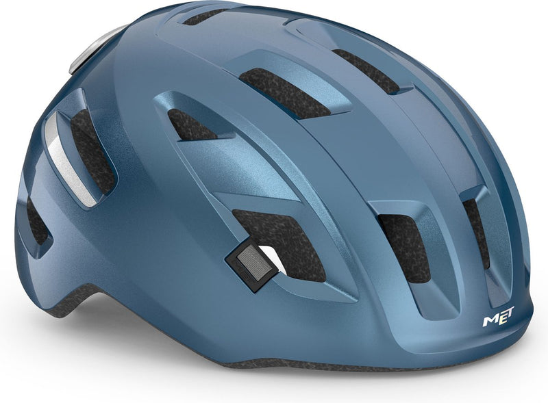 Met e-mob fietshelm mannen vrouwen - fietshelm e bike volwassenen - maat l (58-61cm) - nta8776 - navy