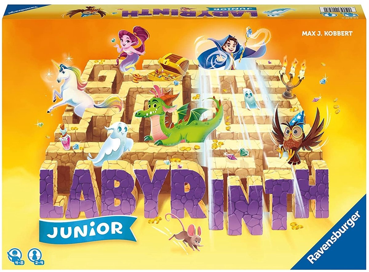 Ravensburger junior labyrinth bordspel strategie