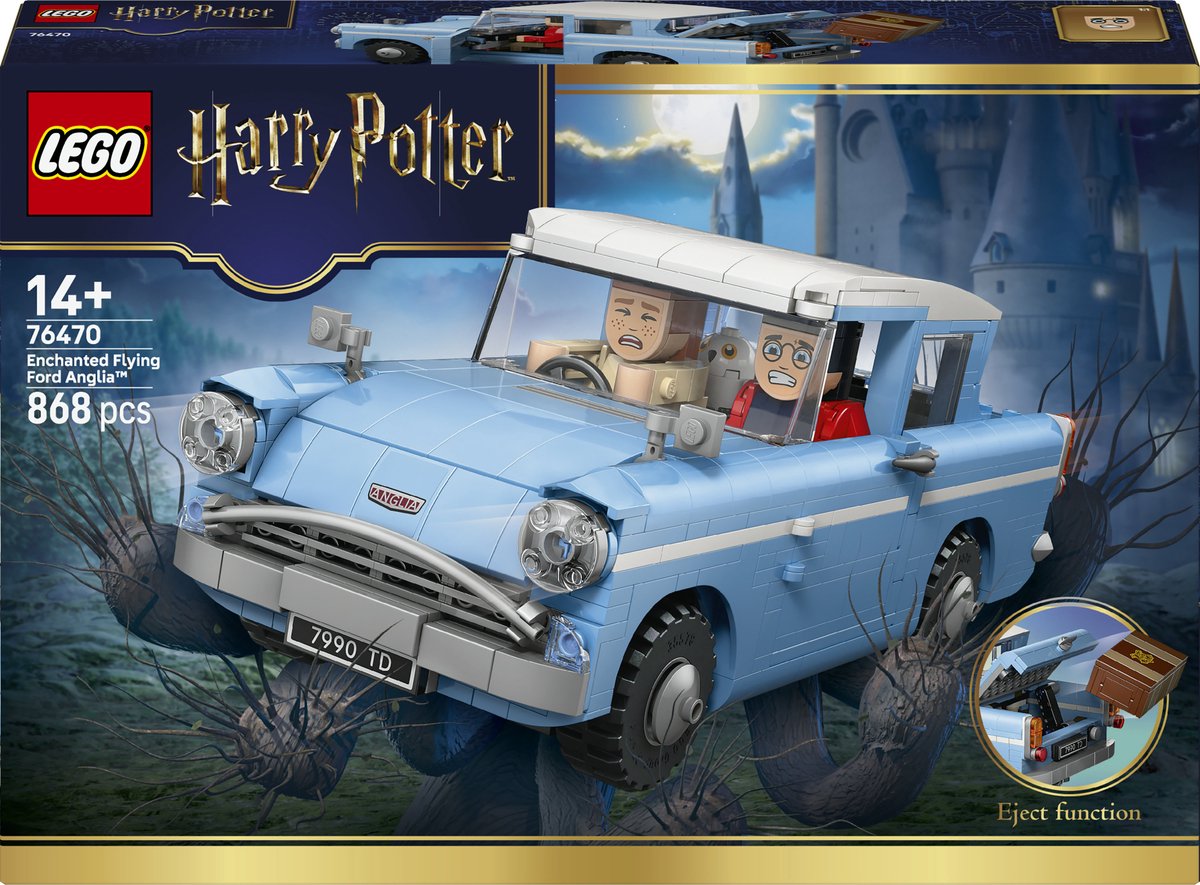 Lego harry potter betoverde vliegende ford anglia auto - 76470