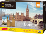 Cubic fun 3d puzzel national geographic big ben - afbeelding 1