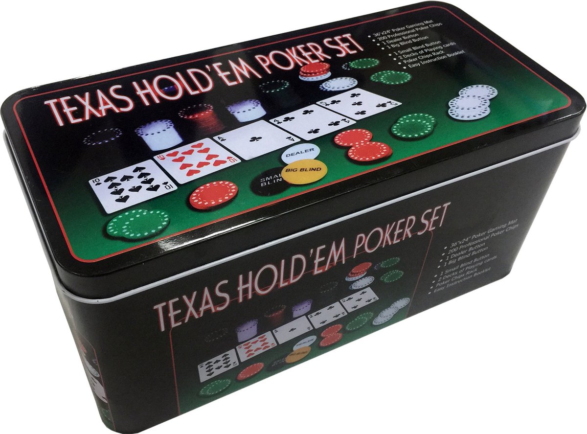 Basic texas hold'em poker set