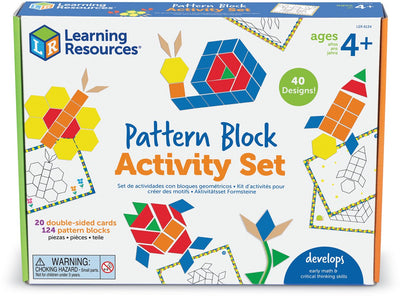 Learning resources patroon blokken speelgoed set - educatief bouwen. - 3+