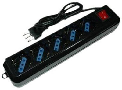 Nilox mglp859 power uitbreiding 1,5 m 5 ac-uitgang(en) binnen zwart