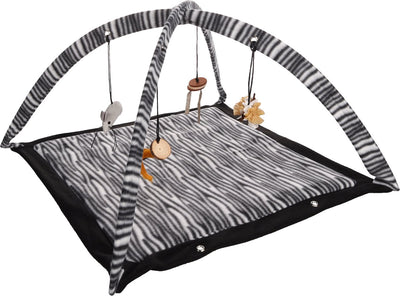 Flamingo zerba - speelgoed katten - ps zerba speelmat 54,5x54,5x33cm - 1st - 137439 - 1st