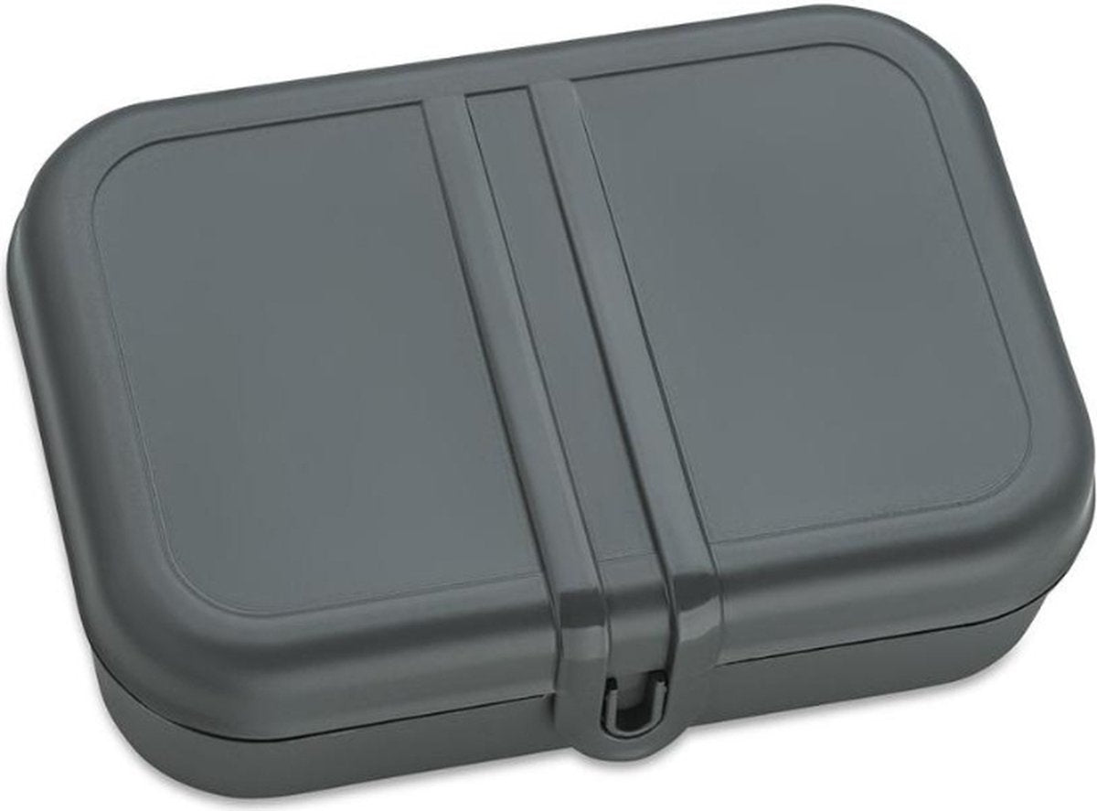 Koziol lunchbox met verdeler, organic, as grijs - | pascal l