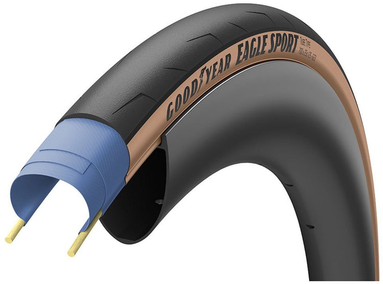 Goodyear eagle sport tt folding tire