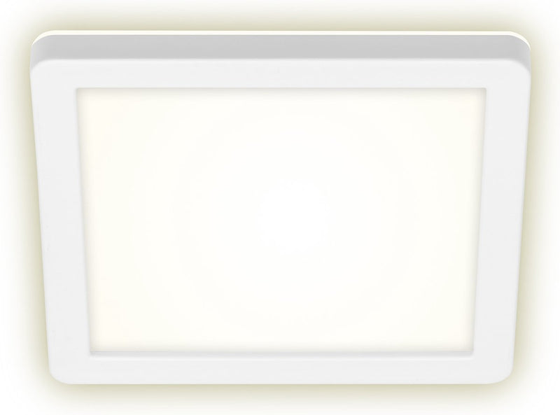 Briloner - led buitenlamp - buitenwandlamp incl. backlight-effect, buitenplafondlamp, badlamp 8 watt, 1.200 lumen, 4.000 kelvin, wit