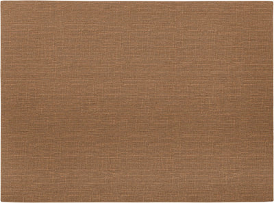 Mesapiu placemat canvaslook - rechthoek - 33 x 45 cm - walnut - set van 4