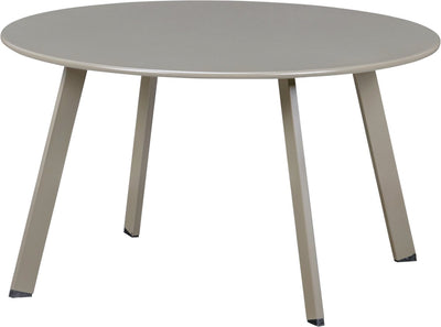 Woood fer bijzettafel tuin - metaal - zand - 40x70x70