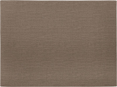 Mesapiu placemat canvaslook - rechthoek - 33 x 45 cm - dark taupe - set van 4