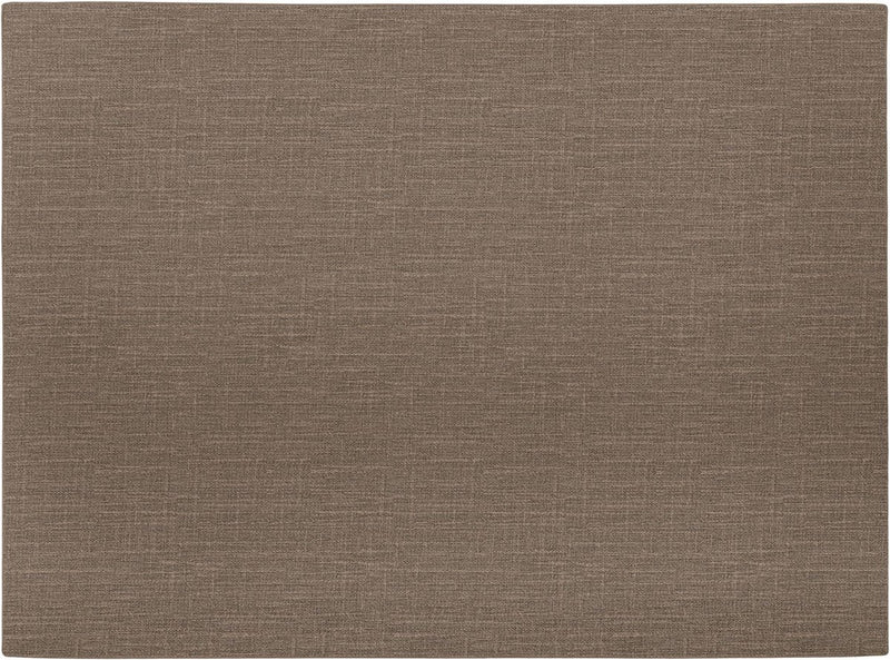 Mesapiu placemat canvaslook - rechthoek - 33 x 45 cm - dark taupe - set van 4