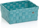 Kela badkamer - neo mand 24x31x14 cm - gerecycled kunststof - blauw