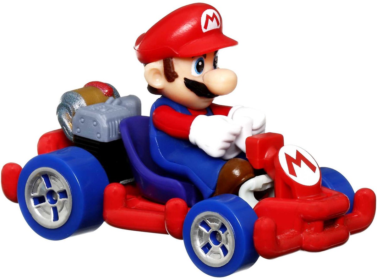 Hot wheels mario kart hdb34, racewagen, 3 jaar, metaal, kunststof, meerkleurig