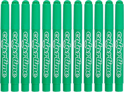 Colortime lichtgroene jumbo stiften, 12st.