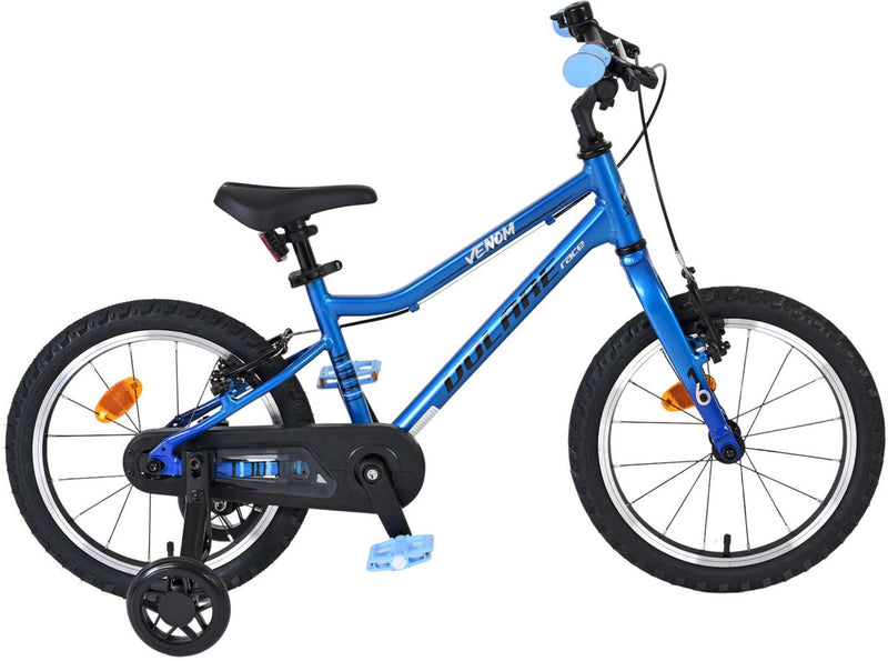 Volare venom kinderfiets - jongens - 16 inch - blauw- twee handremmen