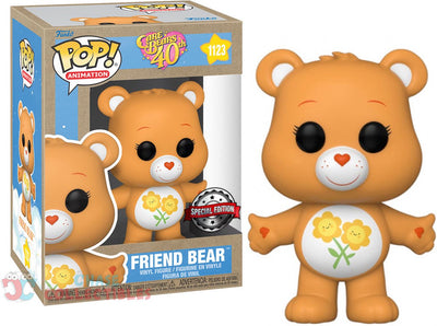 Funko pop animation #1123 - care bears 40th - friend bear earth day exclusive