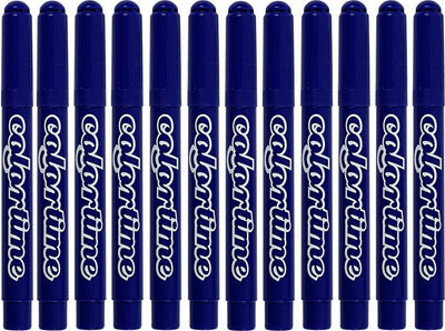 Colortime donkerblauw jumbo stiften, 12st.