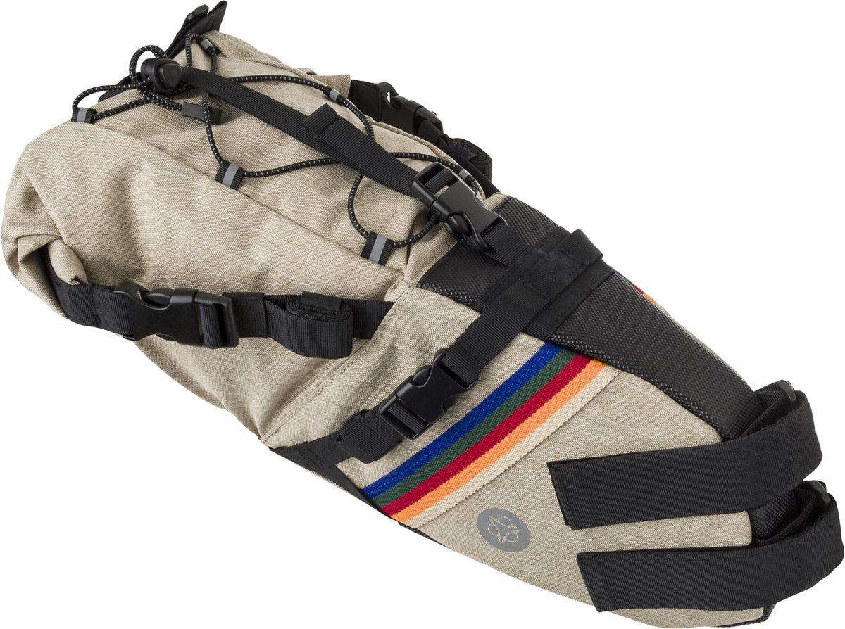 Agu seat-pack venture zadeltas vintage - 10l - waterafstotend, eenvoudige montage, 100% gerecycled polyester