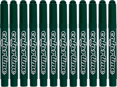 Colortime groene jumbo stiften, 12st.