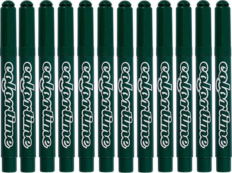 Colortime groene jumbo stiften, 12st.