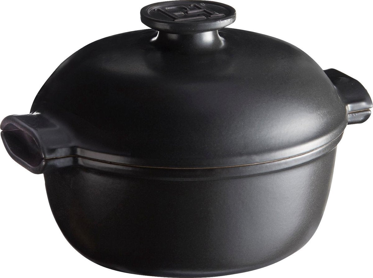 Emile henry - kookpan klein delight - 2.0ltr - slate