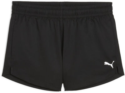 Puma tad ess woven shorts g meisjes sportbroek - black