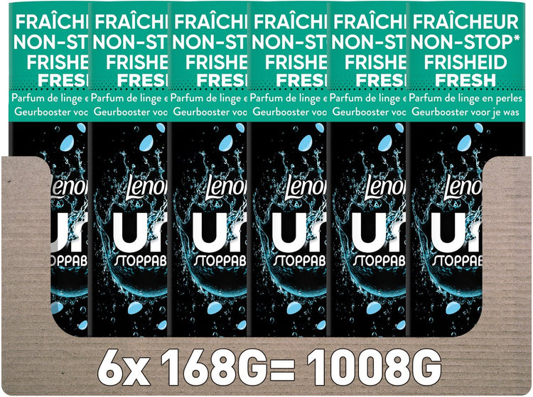 Lenor unstoppables geurbooster fresh scent - 6 x 168 gram - wasparfum
