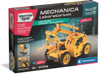Clementoni wetenschap en spel - mechanica laboratorium bouwset, 120dlg.