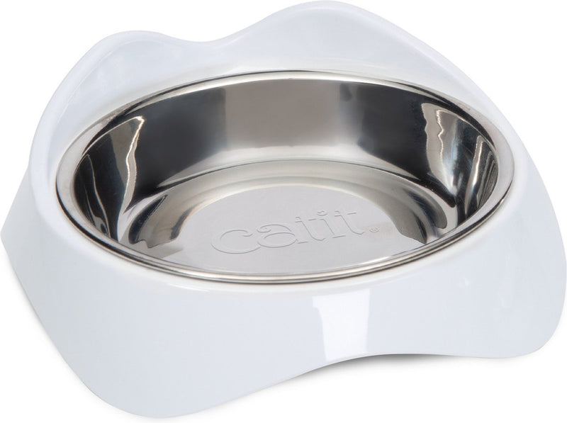 Catit voerbak - kattenvoerbak - ø17x7 cm wit one size